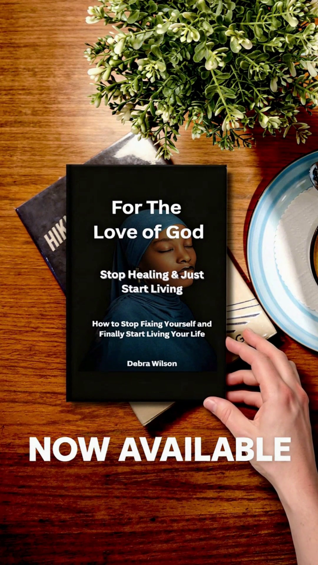 For the Love of God book, styled flat-lay